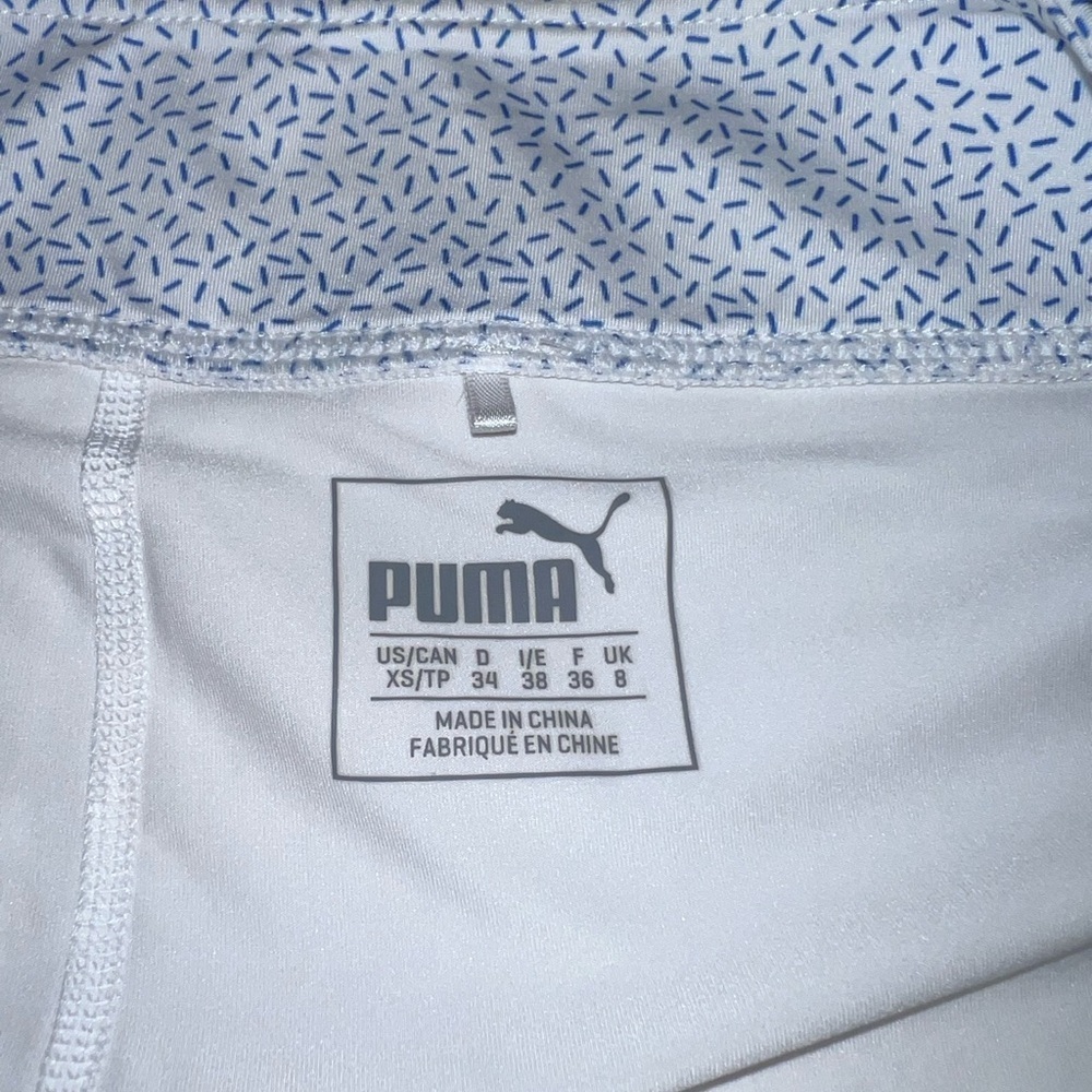 Puma White Skirt with Blue Accents - Picture 2 of 4